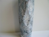 Vase weiß | mint | hellblau im Marmor - Look